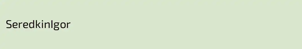SeredkinIgor