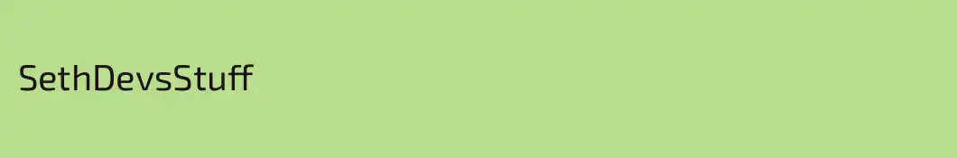 SethDevsStuff