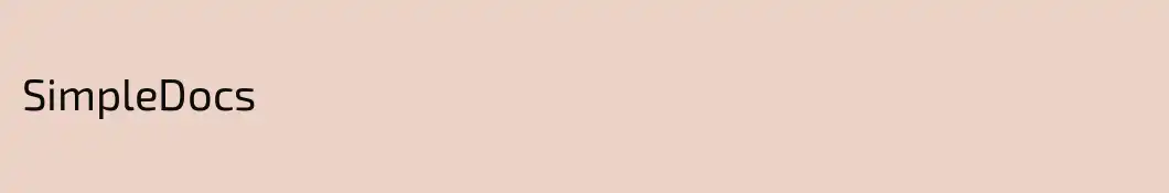 SimpleDocs