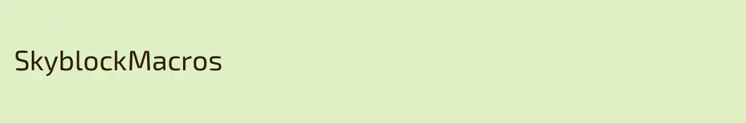 SkyblockMacros