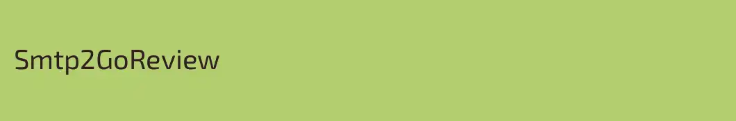 Smtp2GoReview