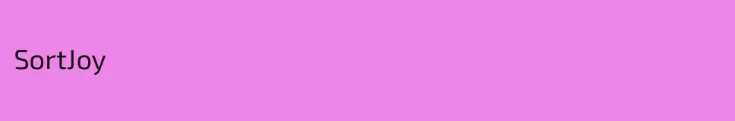 SortJoy