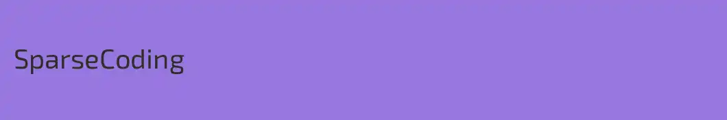 SparseCoding