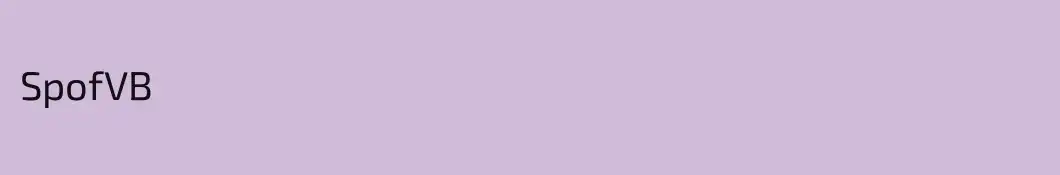 SpofVB