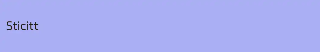Sticitt