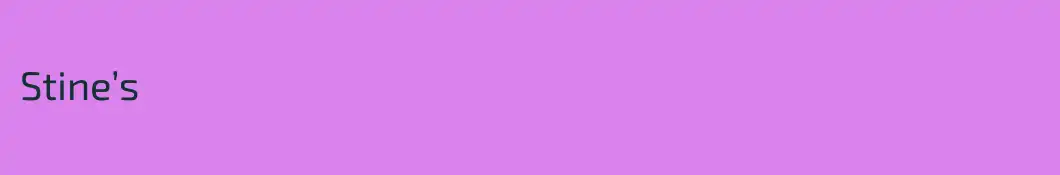 Stine’s