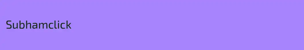 Subhamclick