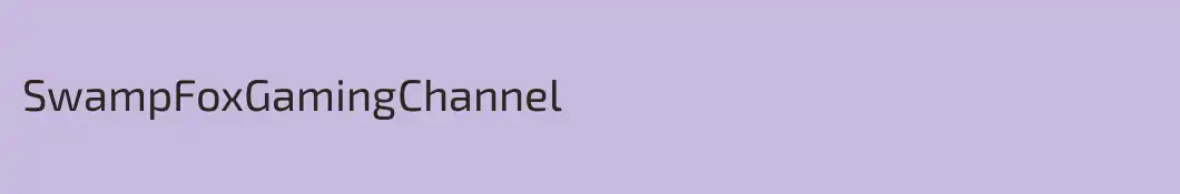 SwampFoxGamingChannel