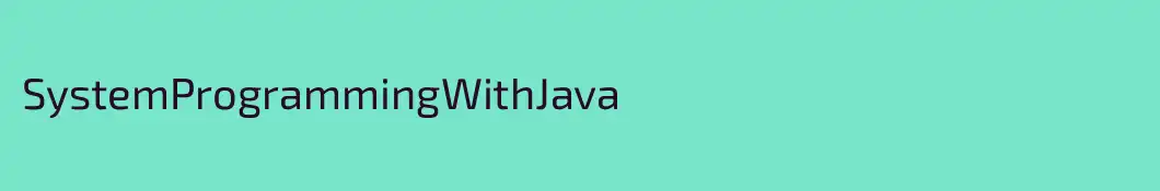 SystemProgrammingWithJava