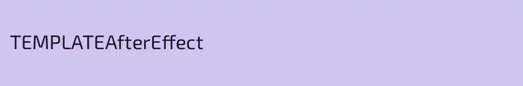 TEMPLATEAfterEffect