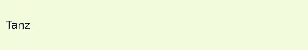 Tanz