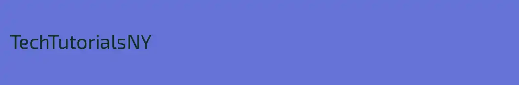 TechTutorialsNY