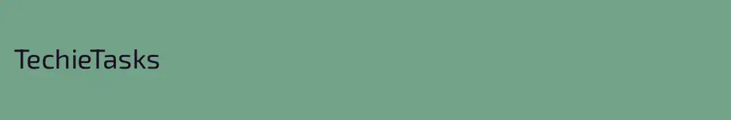 TechieTasks