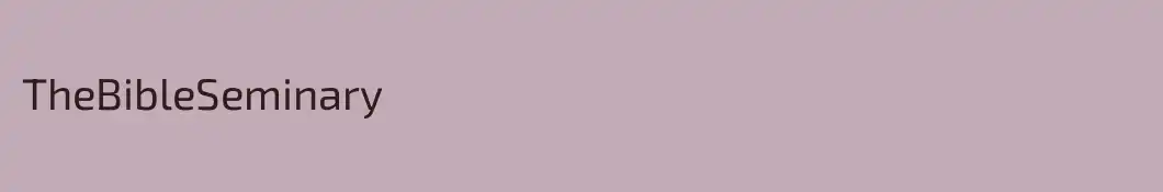 TheBibleSeminary