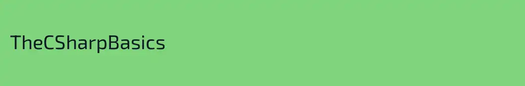 TheCSharpBasics