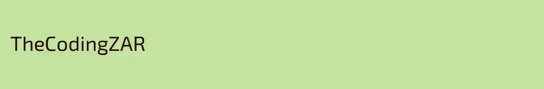 TheCodingZAR