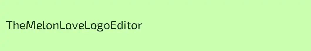TheMelonLoveLogoEditor