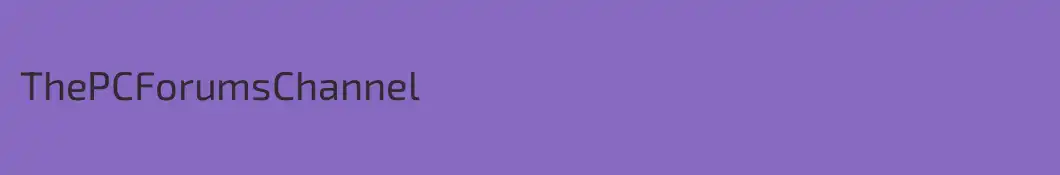ThePCForumsChannel