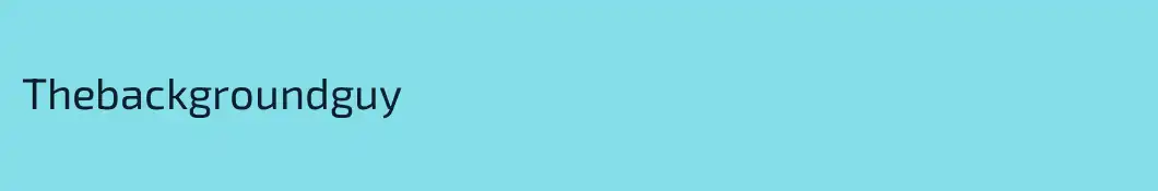 Thebackgroundguy