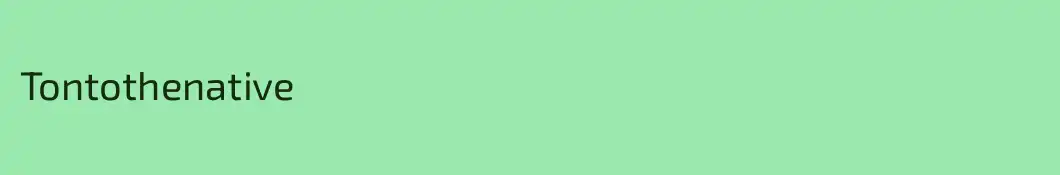 Tontothenative
