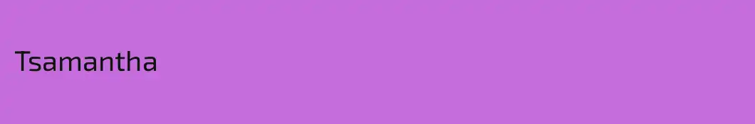 Tsamantha