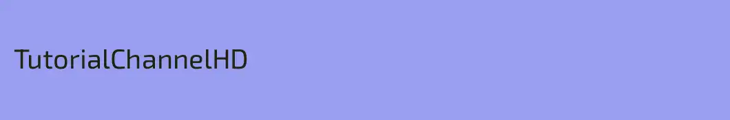 TutorialChannelHD