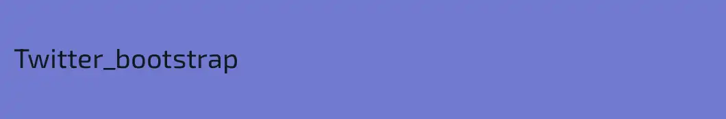 Twitter_bootstrap