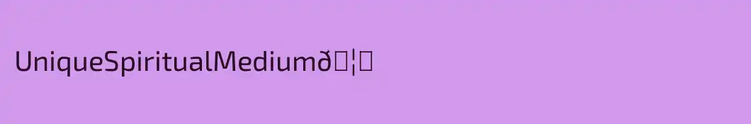 UniqueSpiritualMedium🦋