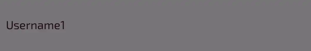 Username1