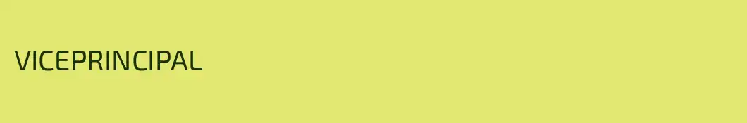 VICEPRINCIPAL