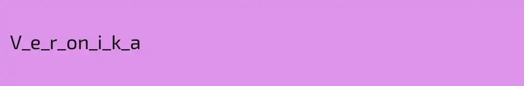 V_e_r_on_i_k_a