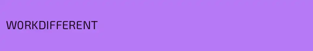 W0RKDIFFERENT