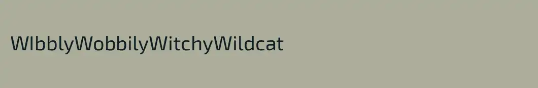 WIbblyWobbilyWitchyWildcat