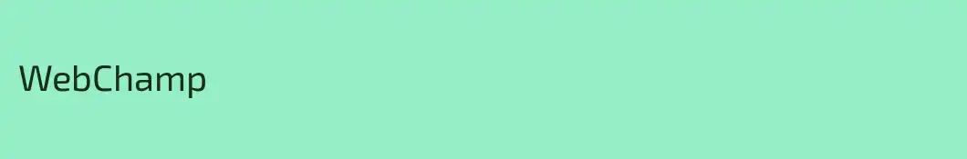 WebChamp