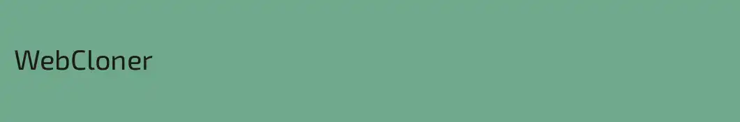 WebCloner