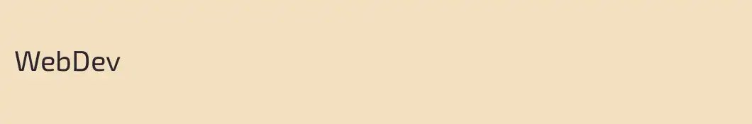WebDev