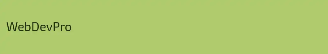 WebDevPro