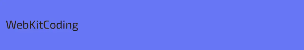 WebKitCoding