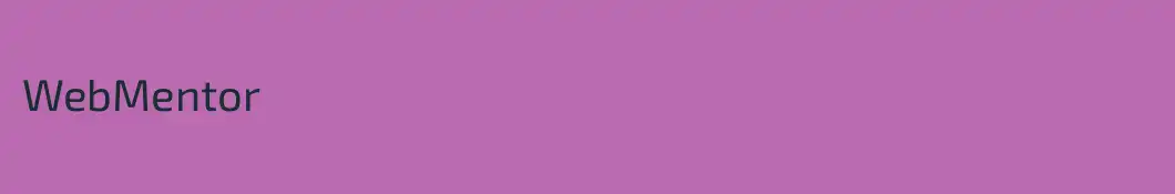 WebMentor