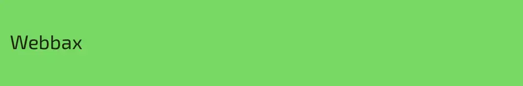 Webbax