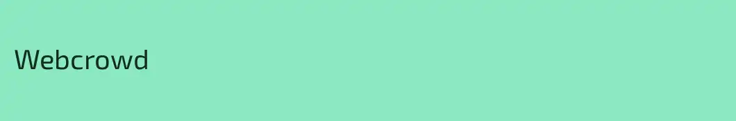 Webcrowd