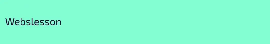 Webslesson