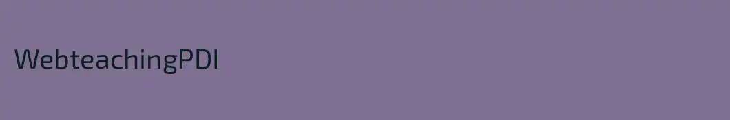 WebteachingPDI