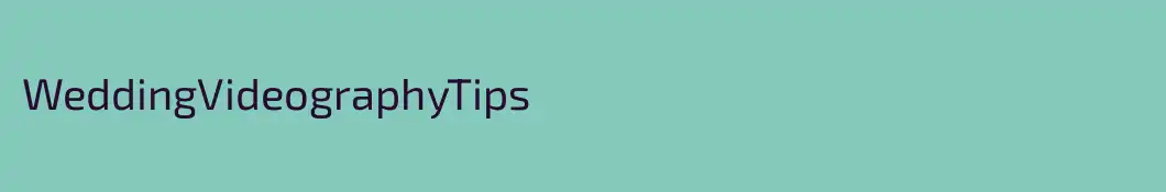 WeddingVideographyTips