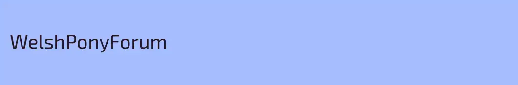 WelshPonyForum