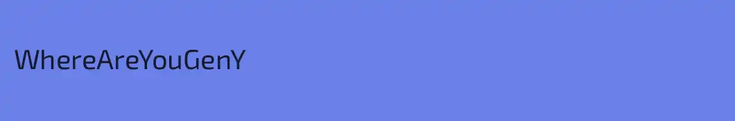 WhereAreYouGenY