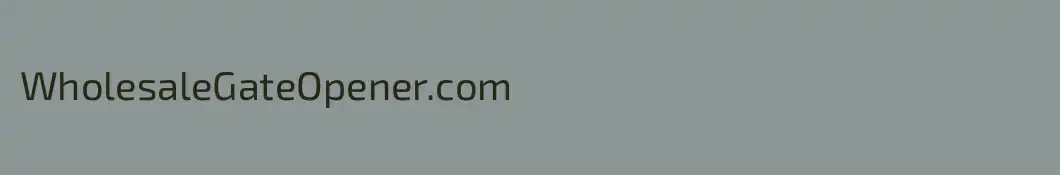 WholesaleGateOpener.com