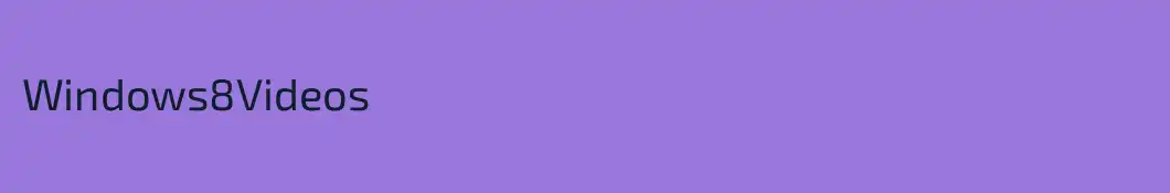 Windows8Videos