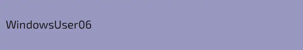 WindowsUser06