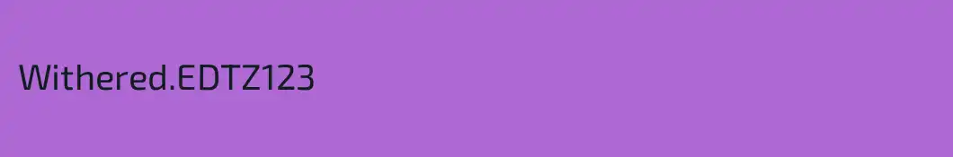 Withered.EDTZ123